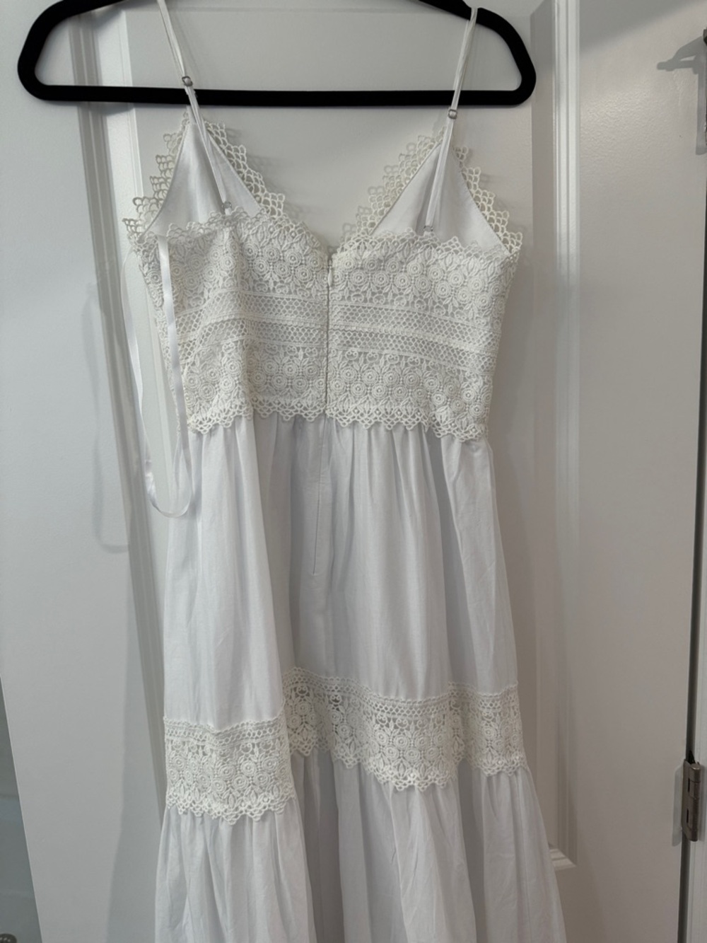 White Antonio Malani Maxi Dress - Picture 5 of 5
